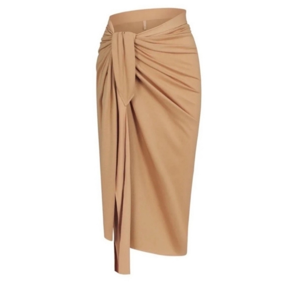 SKIMS Signature Swim Sarong Skirt in "Cocoa", Size 4X. NWT - Picture 3 of 7